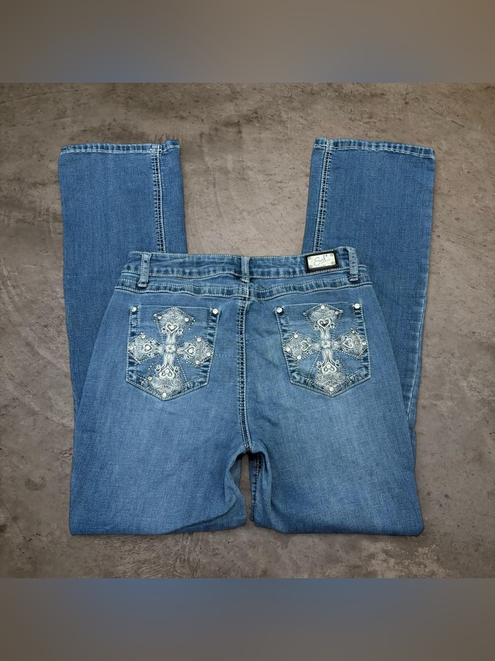 y2k grunge bootcut jeans